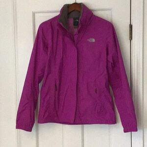 Jacket, The North Face, Size M, zip front and pockets, drawstring waist.
